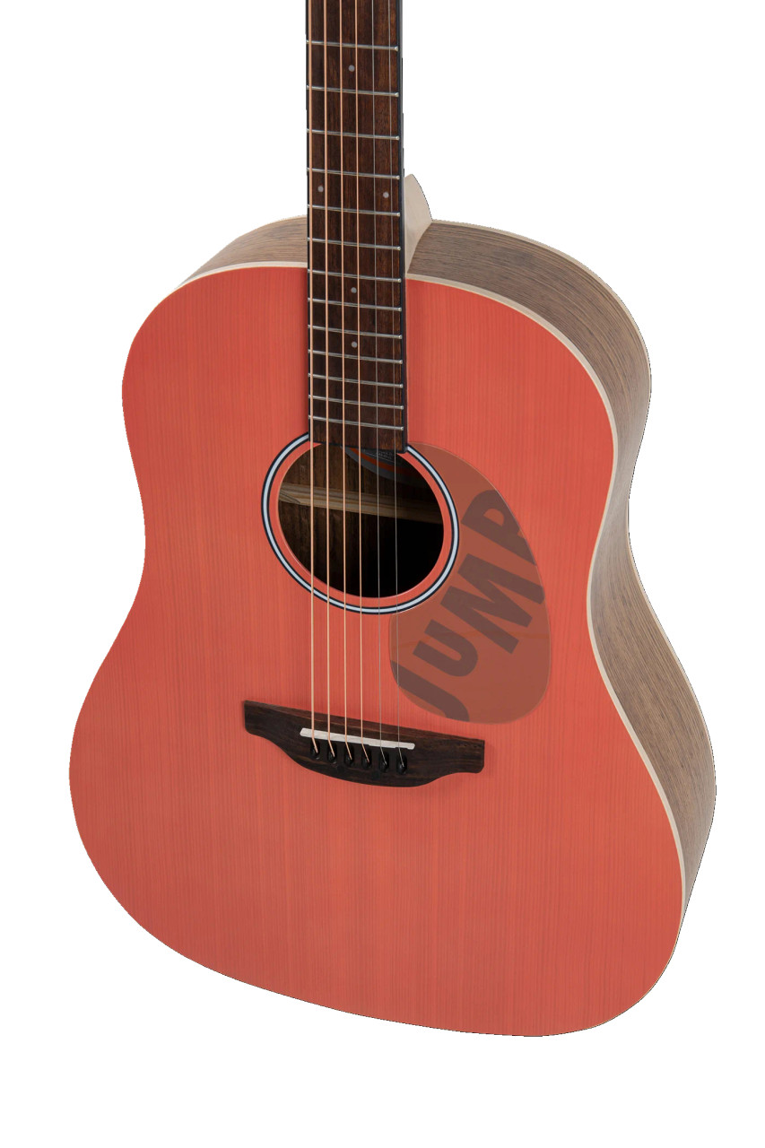 Ovation Applause Jump Dreadnought Slope Shoulders, Peach (AAS-69-O)