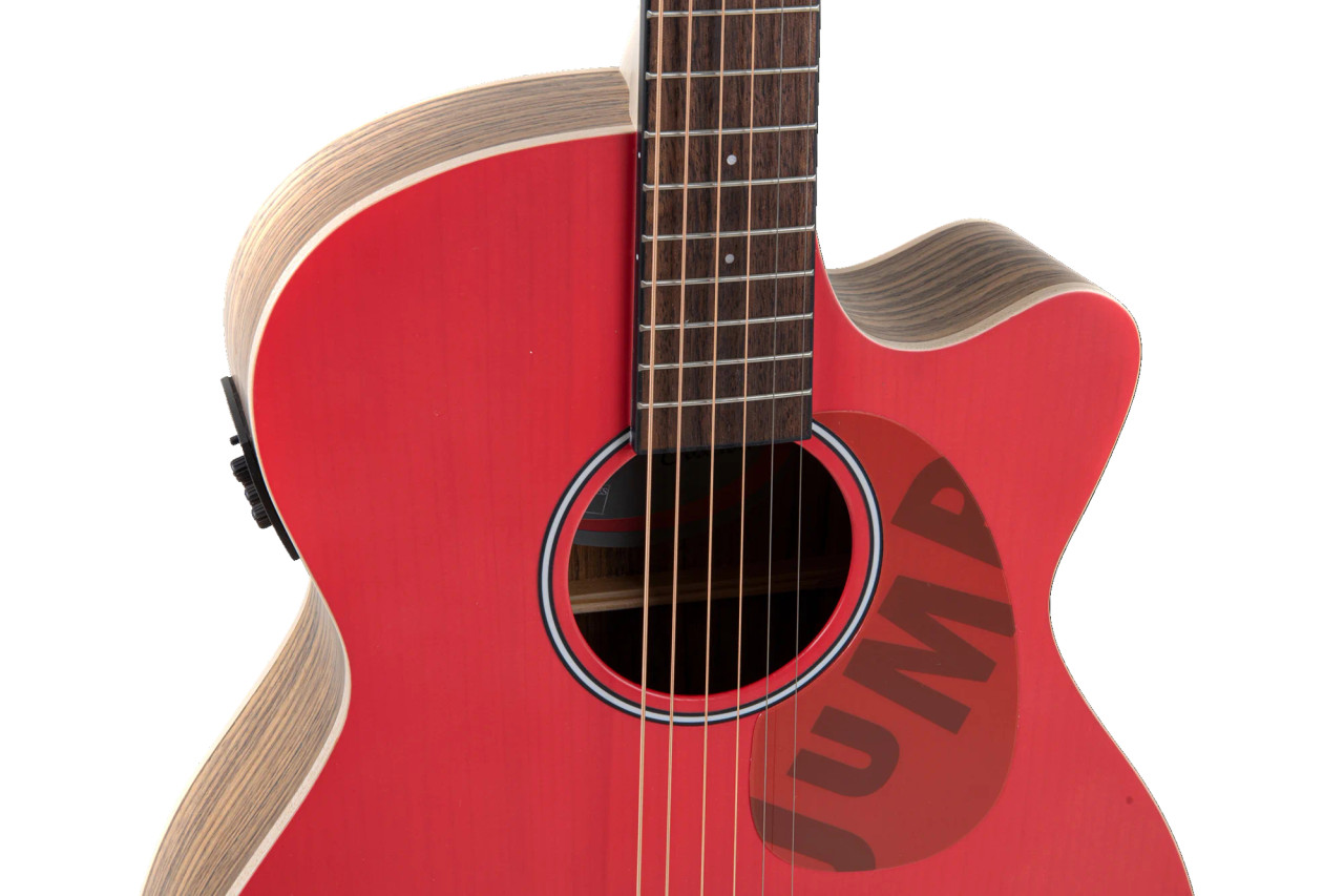 Ovation Applause Jump OM Cutway Electric, Lipstick (AEO-69-R) | Musician Madness
