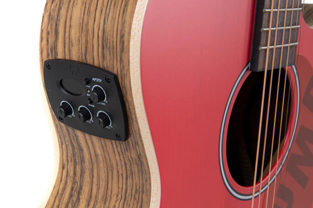 Ovation Applause Jump OM Cutway Electric, Lipstick (AEO-69-R)