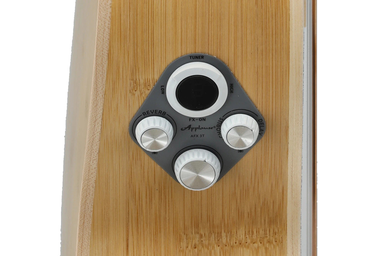 Ovation Applause Jump OM Cutway Electric Blank Canvas Satin White (AEO-69-6PS)