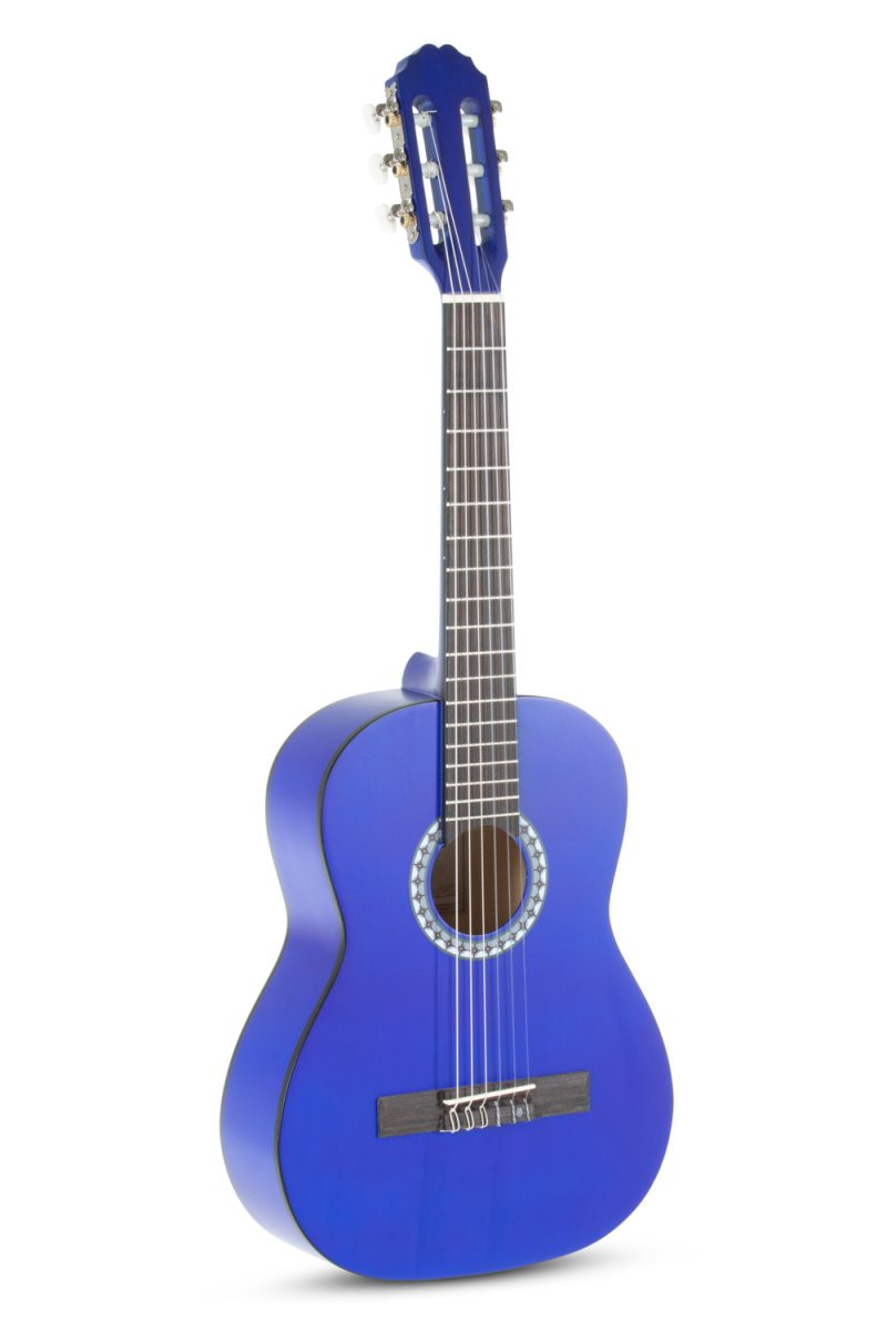 GEWA Basic Classical Guitar 1/2 Transparent Blue (PS510125) | Musician Madness