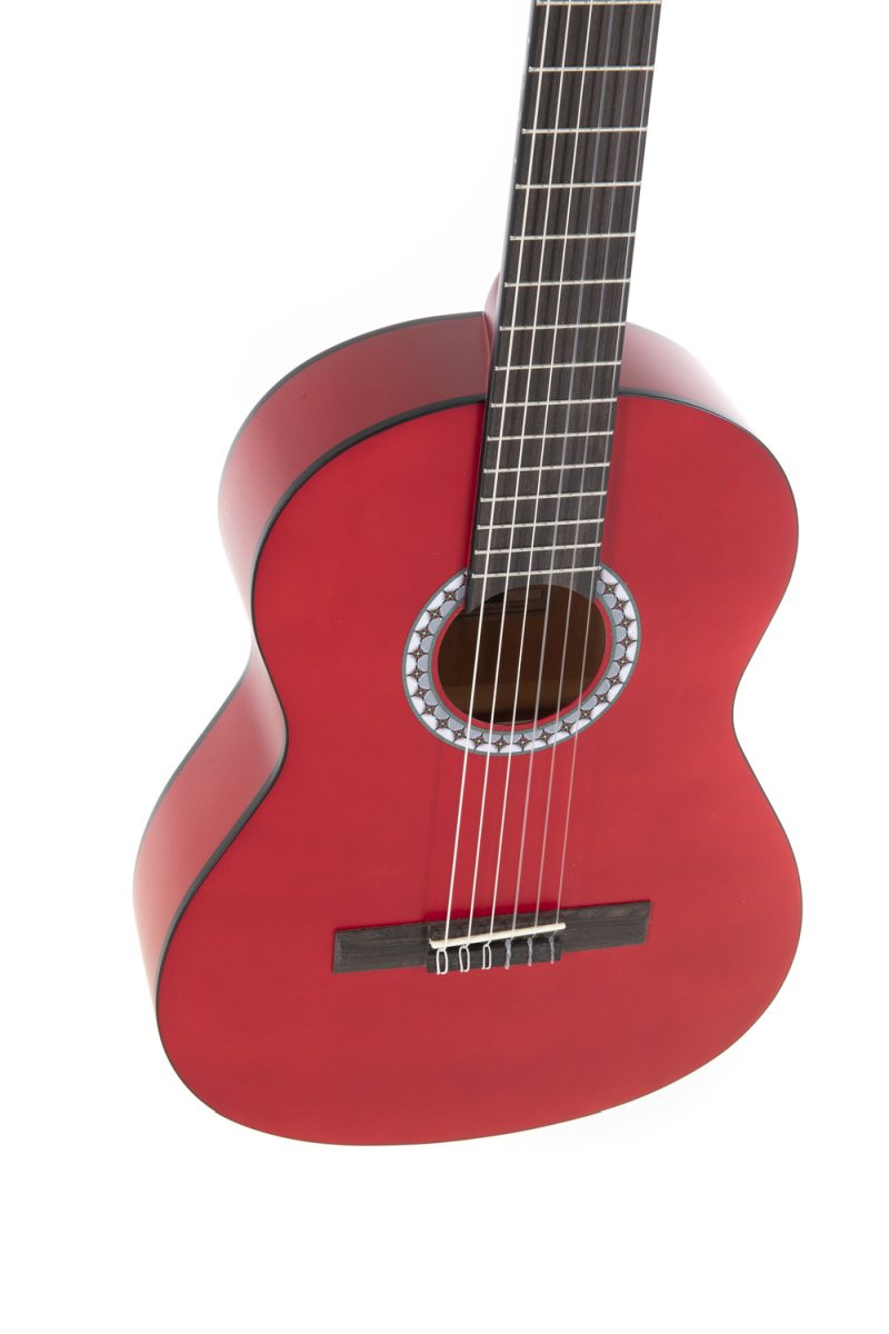 GEWA Basic Classical Guitar 3/4 Transparent Red (PS510143) | Musician Madness