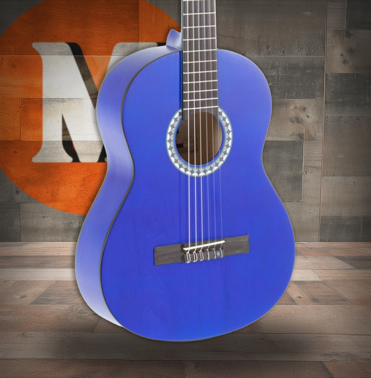 GEWA Basic Classical Guitar 3/4 Transparent Blue (PS510145)