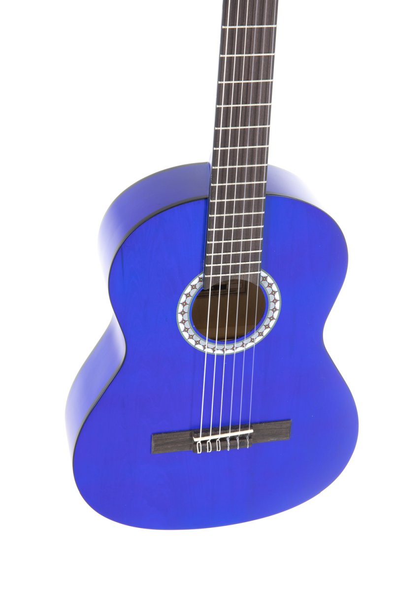 GEWA Basic Classical Guitar 3/4 Transparent Blue (PS510145)