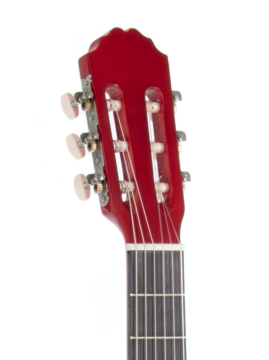 GEWA Basic Classical Guitar 4/4 Transparent Red (PS510153) | Musician Madness