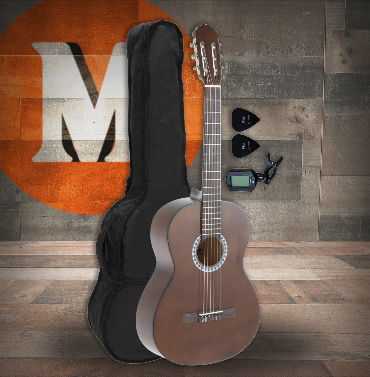 GEWA Basic Classical Guitar Set 4/4 Walnut (PS510180) | Musician Madness