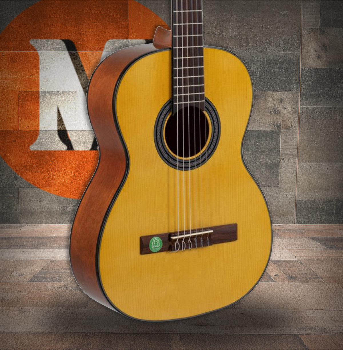 GEWA Student Solid Top Classical Guitar 7/8 Natural Spruce (VG500176)