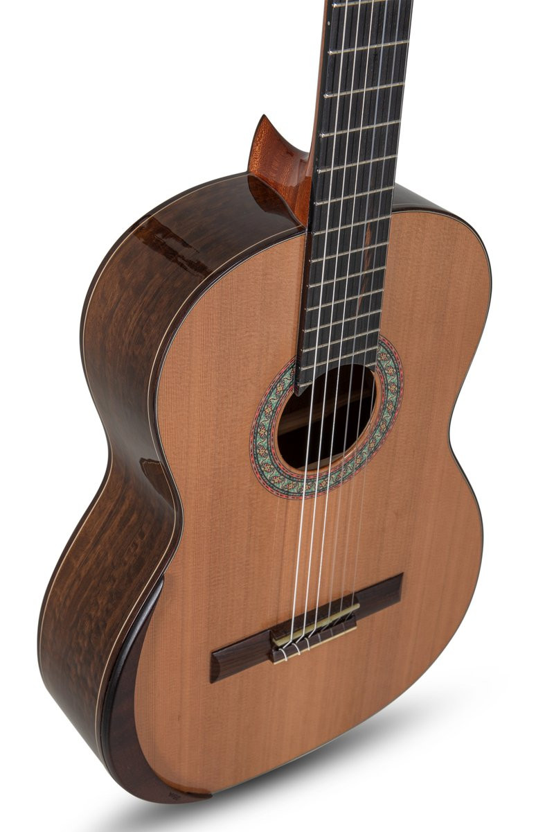 Manuel Rodriguez Superior B-C Cedar/Flamed Eucalyptus 4/4 Gloss Armrest (B-C) | Musician Madness