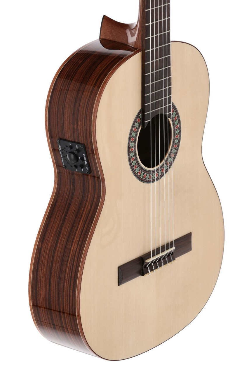 Manuel Rodriguez Exotica EX-SS-EA Santos Rosewood/Spruce 4/4 Gloss E-Acoustic (ES-SS-EA) | Musician Madness