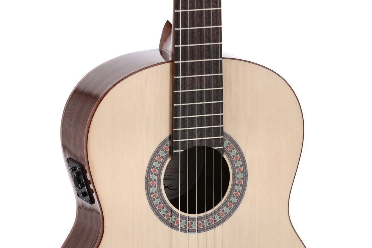 Manuel Rodriguez Exotica EX-SS-EA Santos Rosewood/Spruce 4/4 Gloss E-Acoustic (ES-SS-EA)|Musician Madness