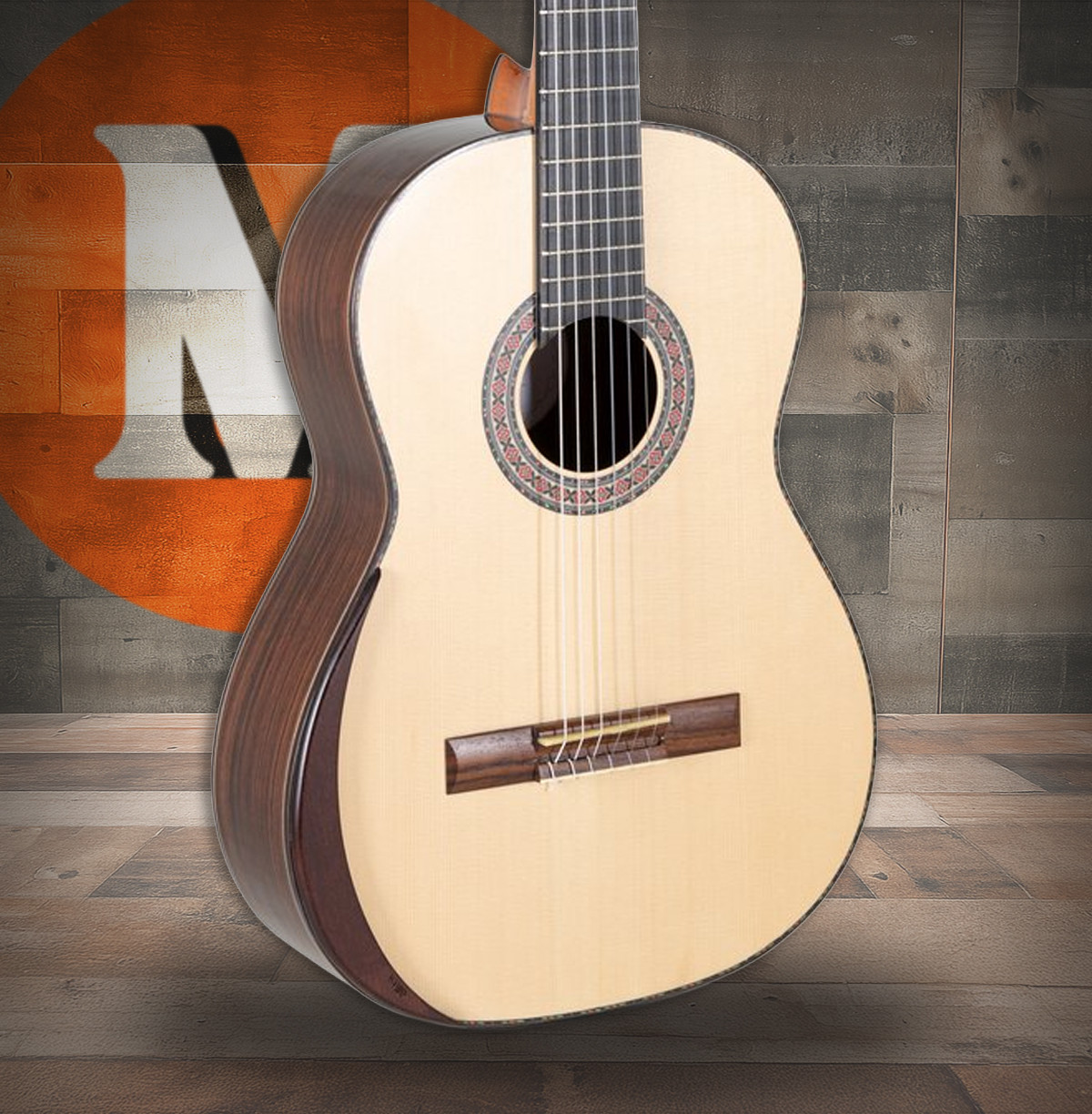 Manuel Rodriguez Magistral F-S Spruce/Ind. Rosewood 4/4 Armrest (F-S) 