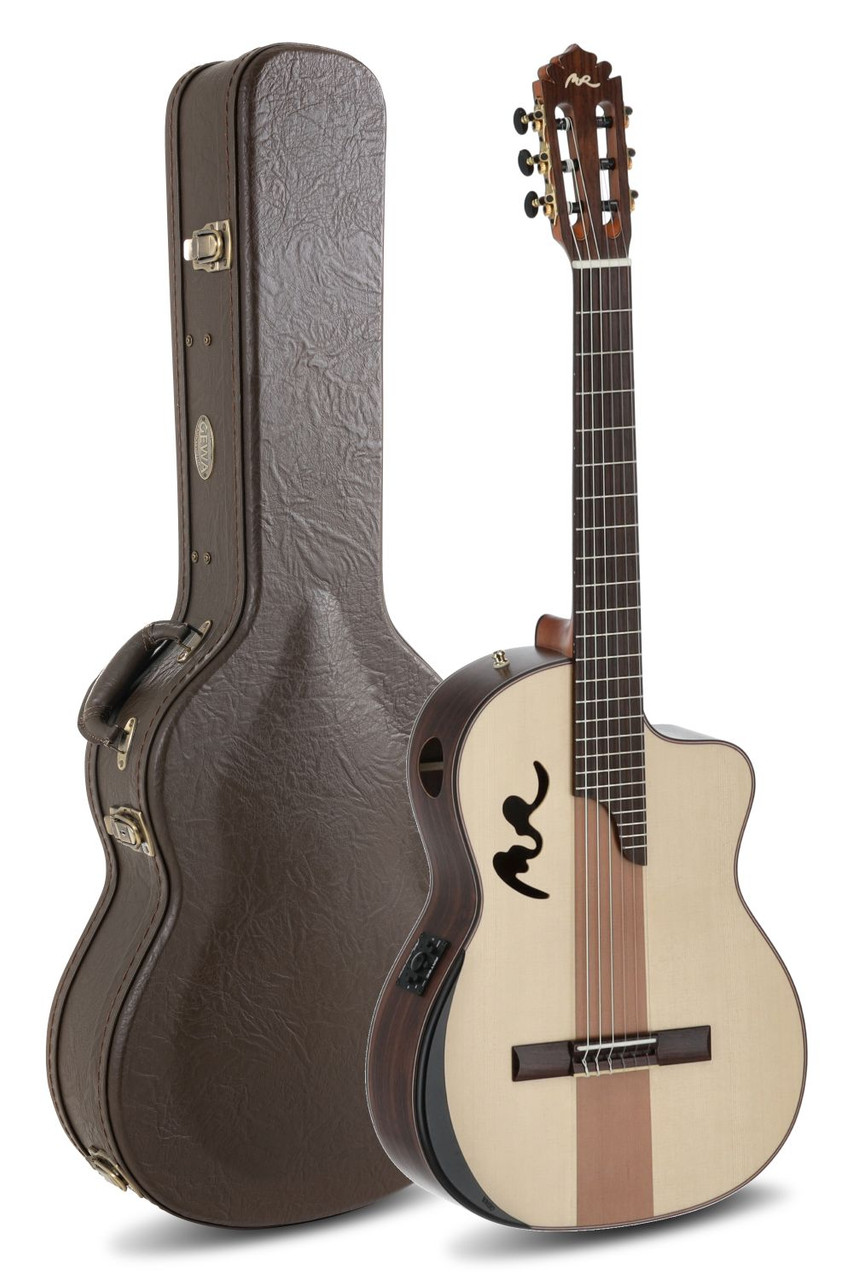 Manuel Rodriguez  Cortado Indian Rosewood 4/4 Satin E-Acoustic Cutaway (501460) | Musician Madness