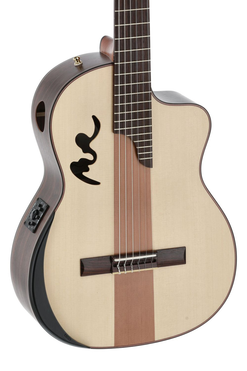 Manuel Rodriguez  Cortado Indian Rosewood 4/4 Satin E-Acoustic Cutaway (501460) | Musician Madness
