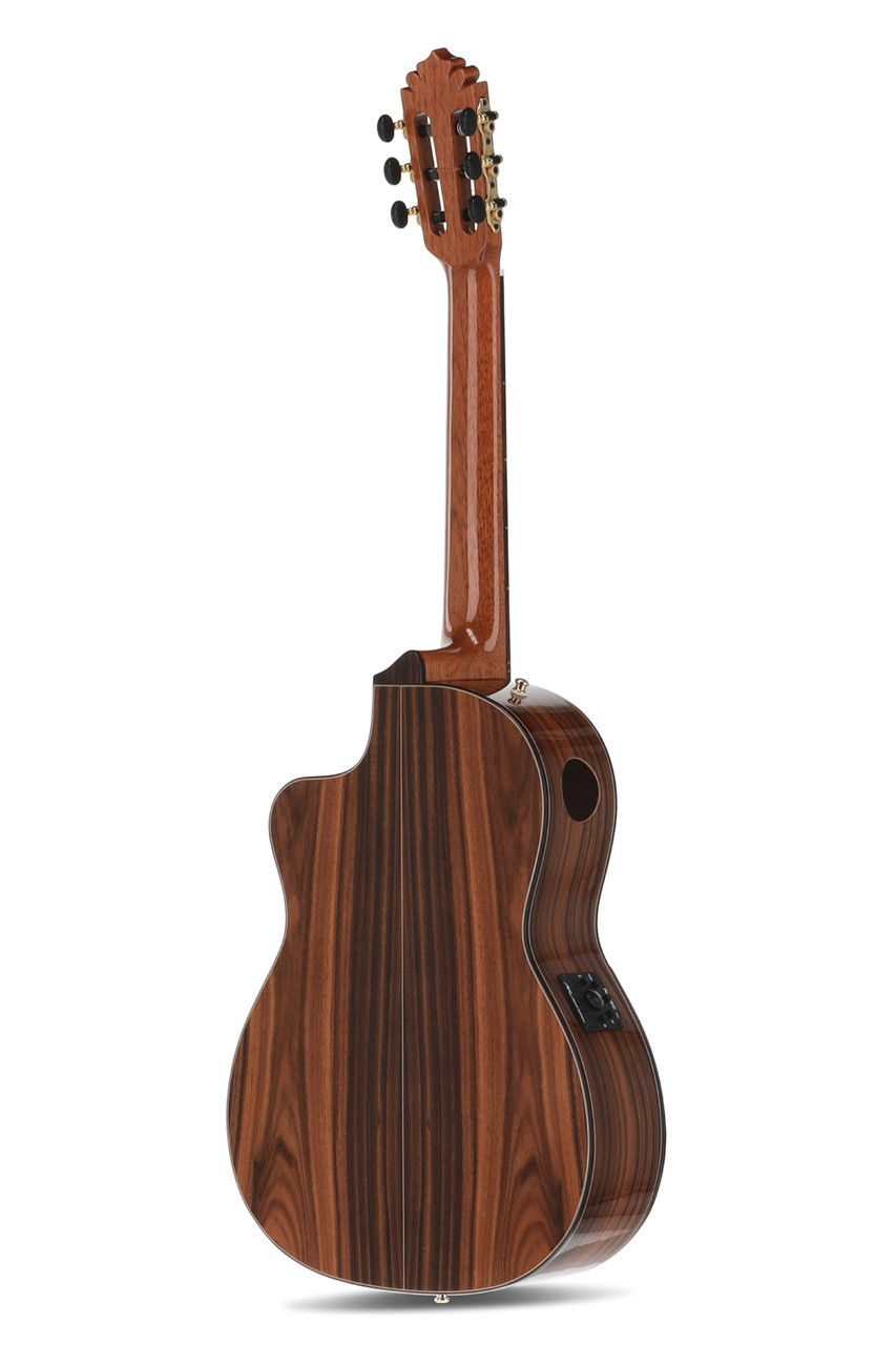 Manuel Rodriguez  Cortado Santo Rosewood 4/4 Gloss E-Acoustic Cutaway (501462) | Musician Madness