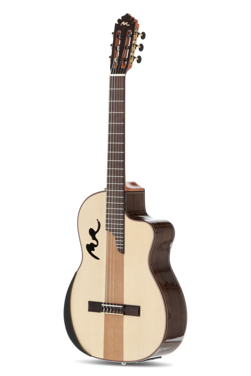 Manuel Rodriguez Café Cortado Aged Eucalyptus 4/4 Gloss E-Acoustic Cutaway (501464)