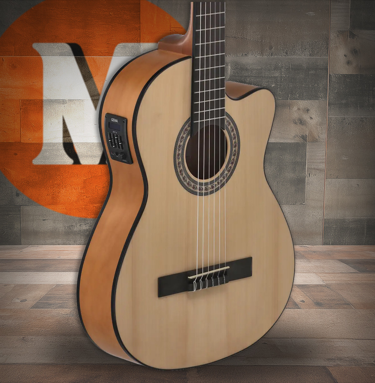 GEWA Caballero Flamenco by MR Flamenco Guitar with Preamp 4/4 (CA-PM-FE)