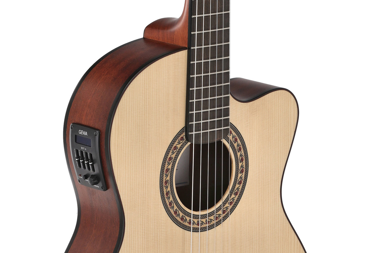 GEWA Caballero Stage by MR Flamenco Guitar with Preamp 4/4, Slim Electric Neck (CA-PM-SE) | Musician Madness