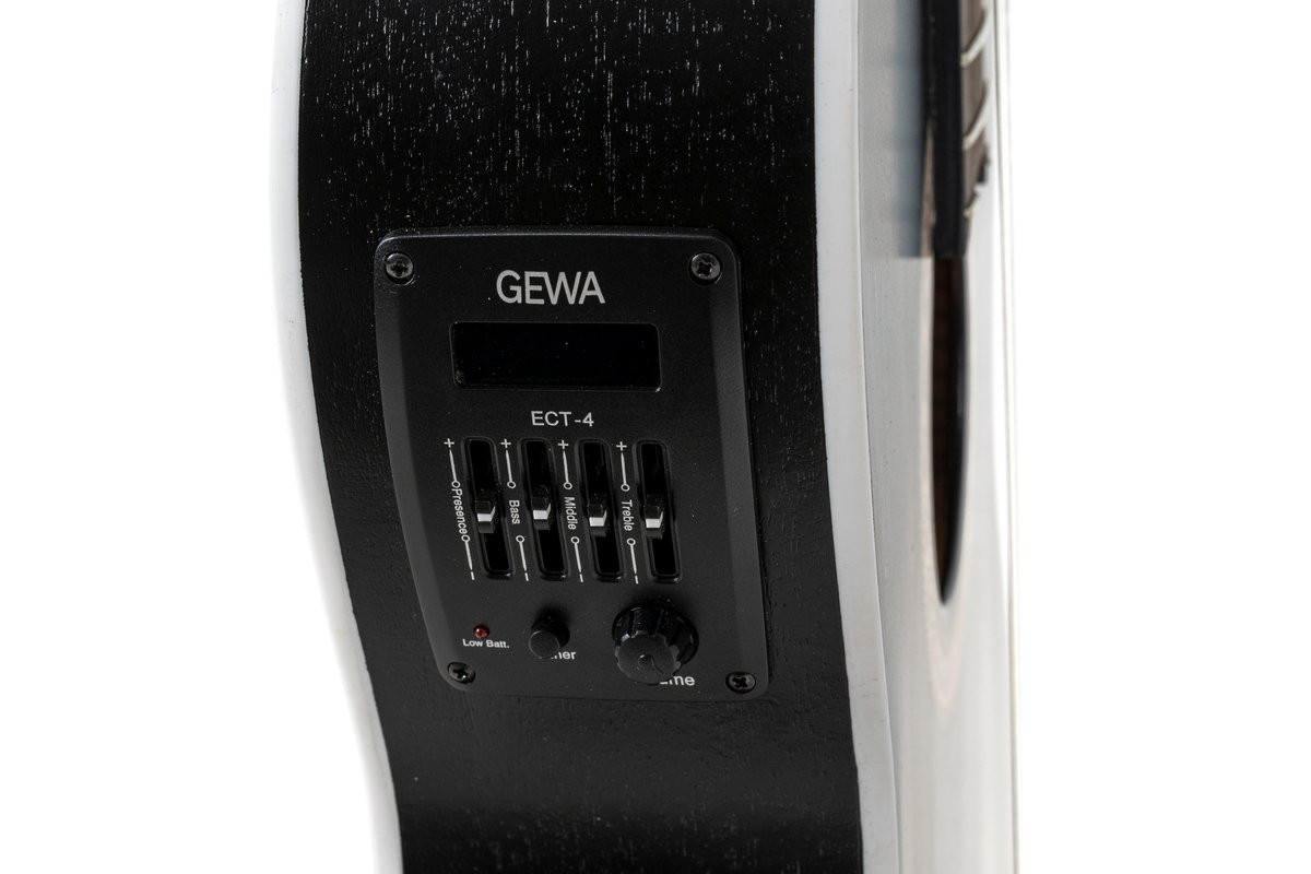 GEWA Caballero Stage by MR Flamenco Guitar with Preamp 4/4, Black Matte Top (CA-PM-SB) | Musician Madness