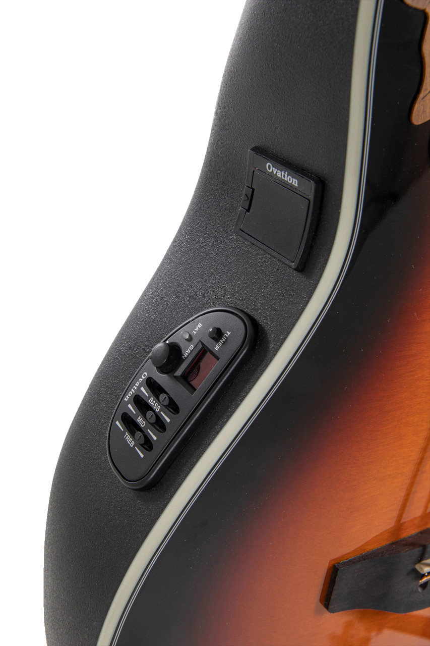 Ovation Celebrity Elite E-Acoustic Bass CEB44-1N - New England Burst (CEB44-1N-G) | Musician Madness
