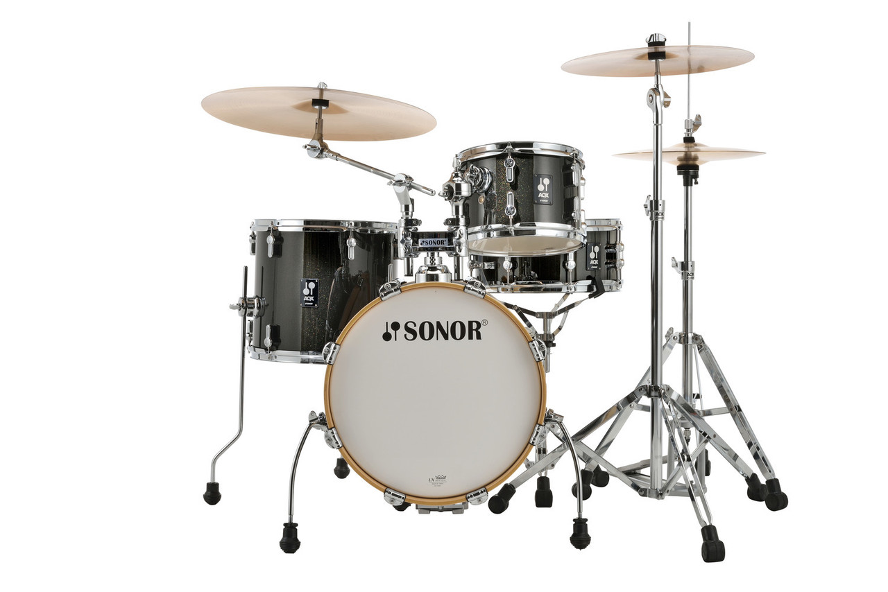 Sonor AQX Jungle Set - Black Midnight Sparkle (AQX-JUNGLEWMBMS) | Musician Madness