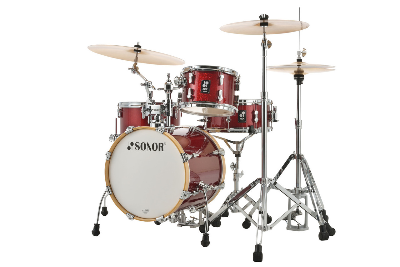 Sonor AQX Jungle Set - Red Moon Sparkle (AQX-JUNGLEWMRMS) | Musician Madness