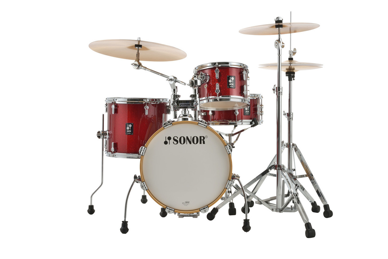 Sonor AQX Jungle Set - Red Moon Sparkle (AQX-JUNGLEWMRMS) | Musician Madness