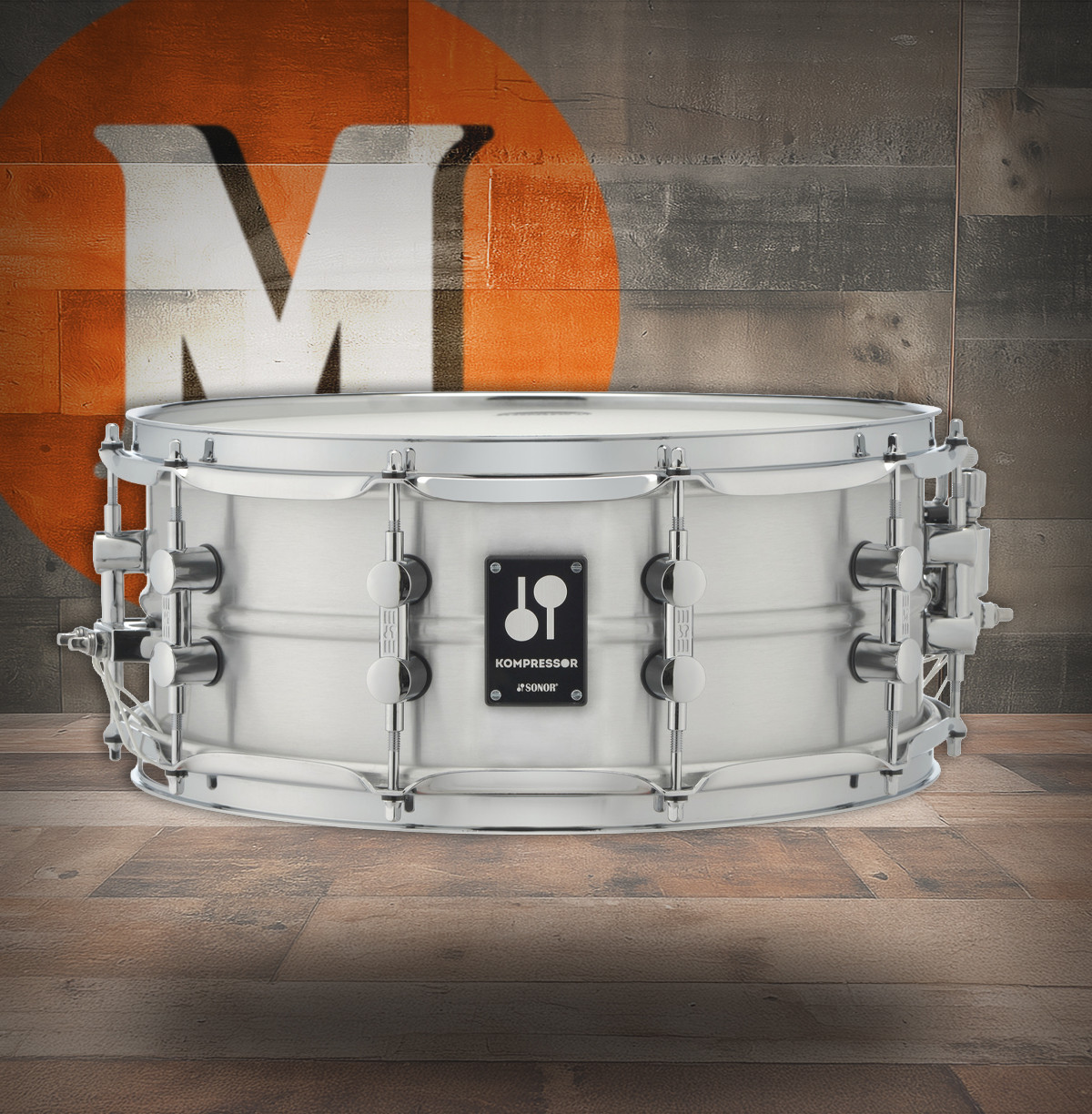 Sonor Kompressor Snare Drum 14"x5.75" Aluminum (KS-140575-SDA)