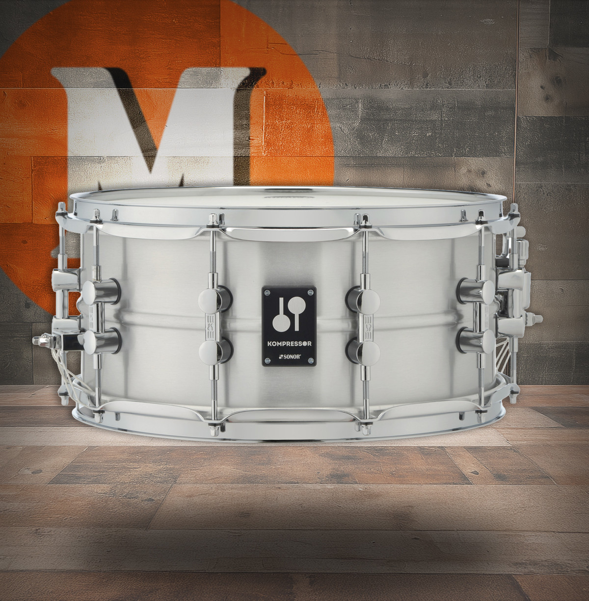 Sonor Kompressor Snare Drum 14 x 6.5 In. Aluminum (KS-1465-SDA) | Musician Madness