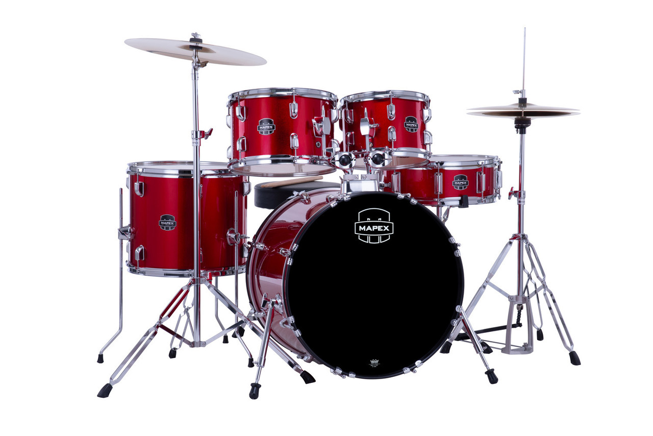 Mapex Comet 5 Piece Complete Setup 20" Bd Infra Red (CM5044FTCIR)