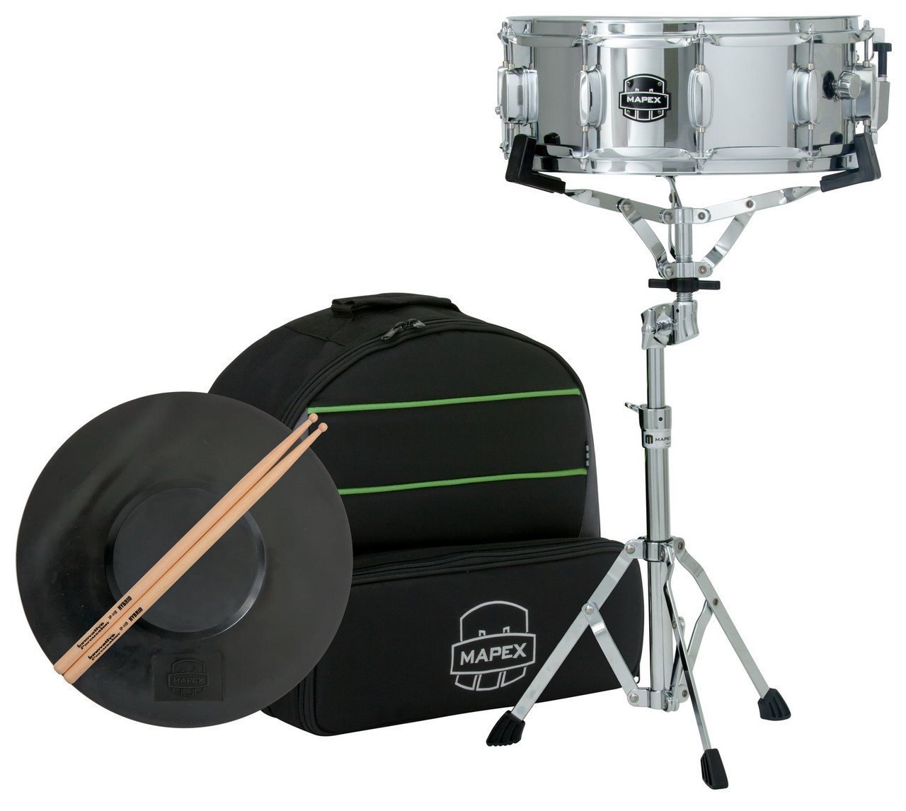 Mapex Backpack Snare Drum Kit 14 In. Snare In Roller Bag (MSK14D) | Musician Madness