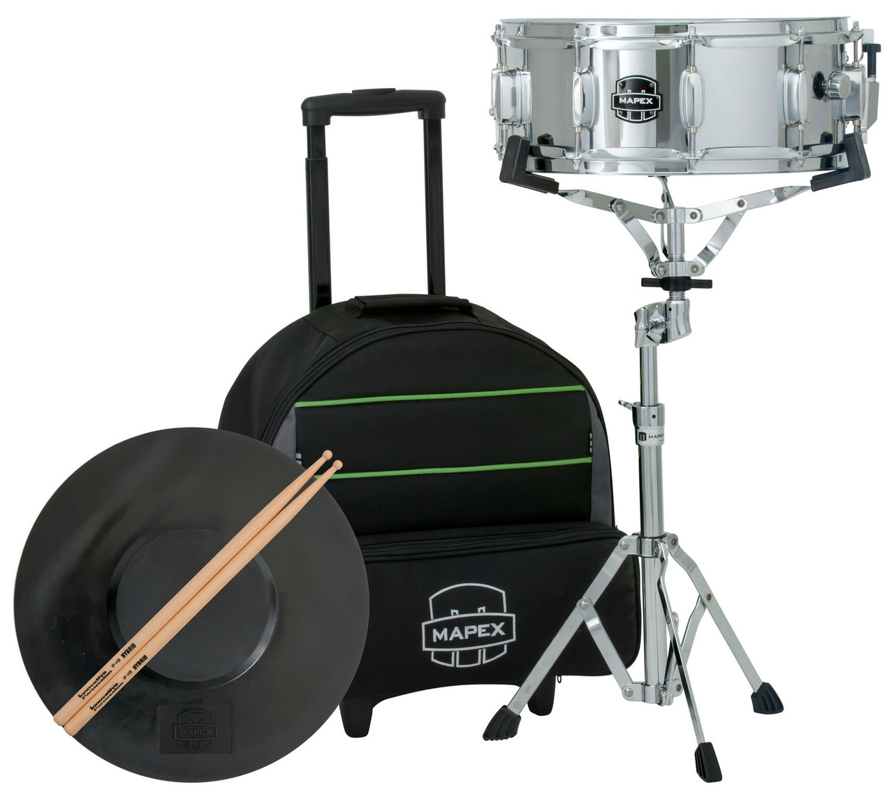 Mapex Backpack Snare Drum Kit 14 In. Snare In Roller Bag (MSK14DC) | Musician Madness