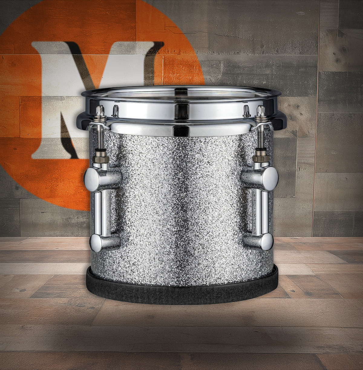 Mapex 6X6 Quantum Shot Drum Silver Diamond Dazzle (QTM0606-CK-CC)