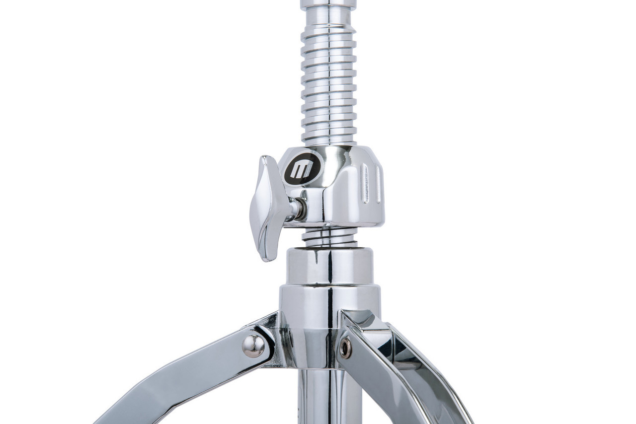 Mapex T875 Double Braced 4-Leg Blk Leather Saddle Cushion Throne W/Backrest (T875)