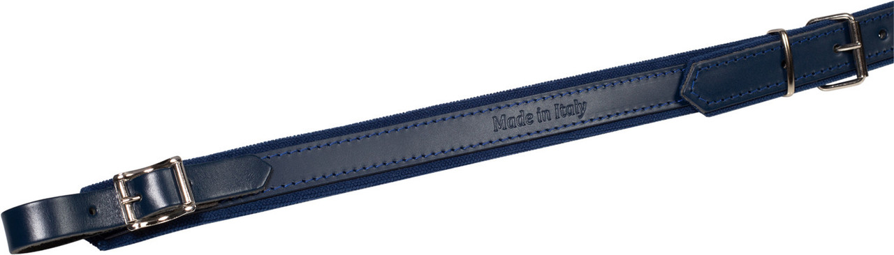 Hohner 44" X 4" Leather & Velvet Accordion Straps X-Large W/ Back Strap (ACC18-BLU/BLU)