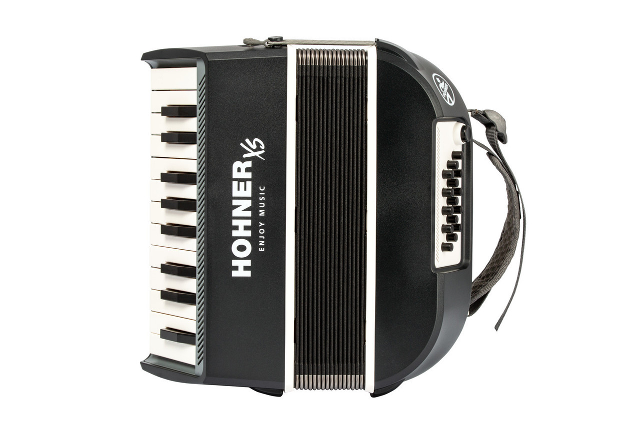 Hohner XS Adult Accordion Dark Grey w/ Gig Bag (XS-GRY) | Musician Madness