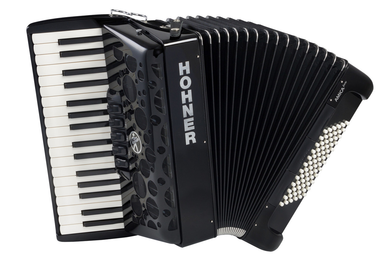 Hohner Amica Forte Iv 72 - Jet Black (AMIIV72)