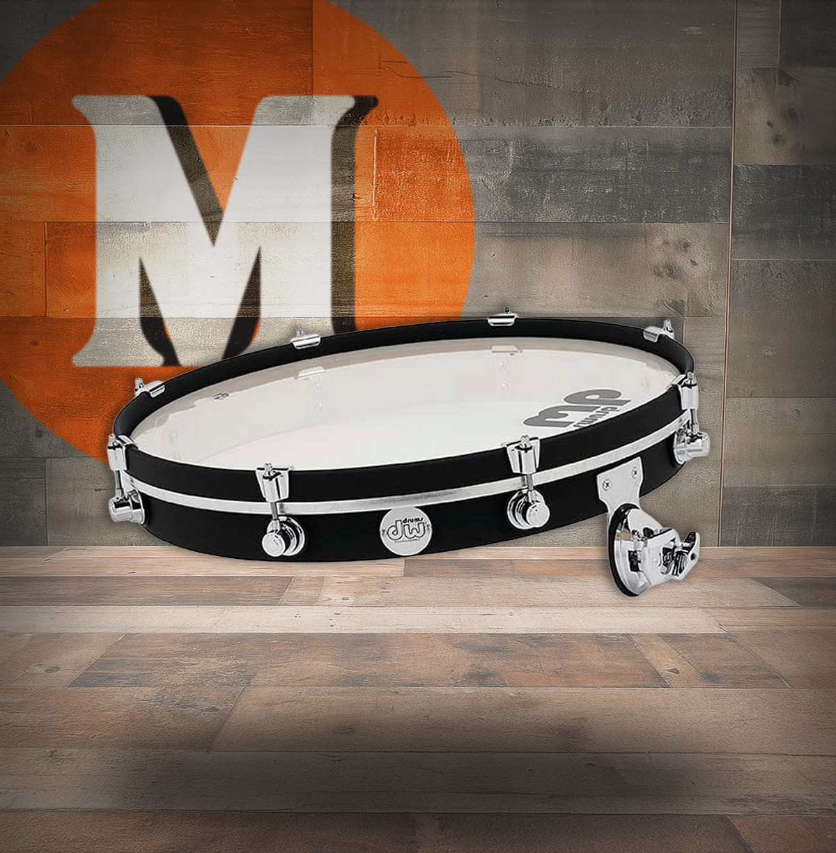 DW Design Series Pancake Drum 2.5x20 Black Satin Lacquer w/Chrome Hardware (DDCT2520BLCR) | Musician Madness