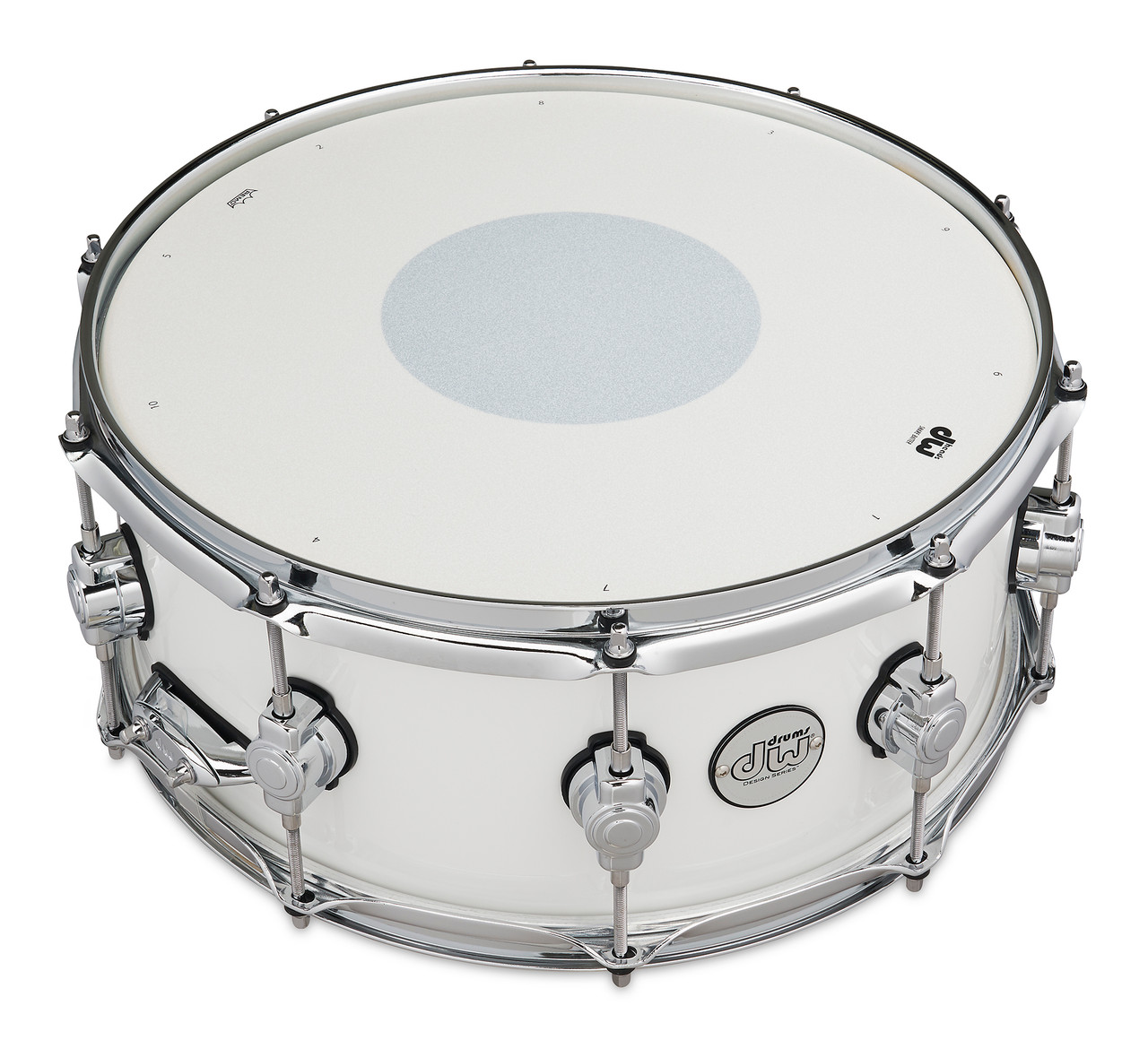 DW Design Series 6x14 Snare Drum Gloss White (DDLG0614SSWH) | Musician Madness | Musician Madness
