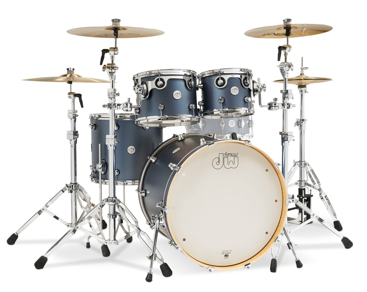 DW Design Series 4-PC Blue Slate Shell Pack (DDLM2214BS) | Musician Madness