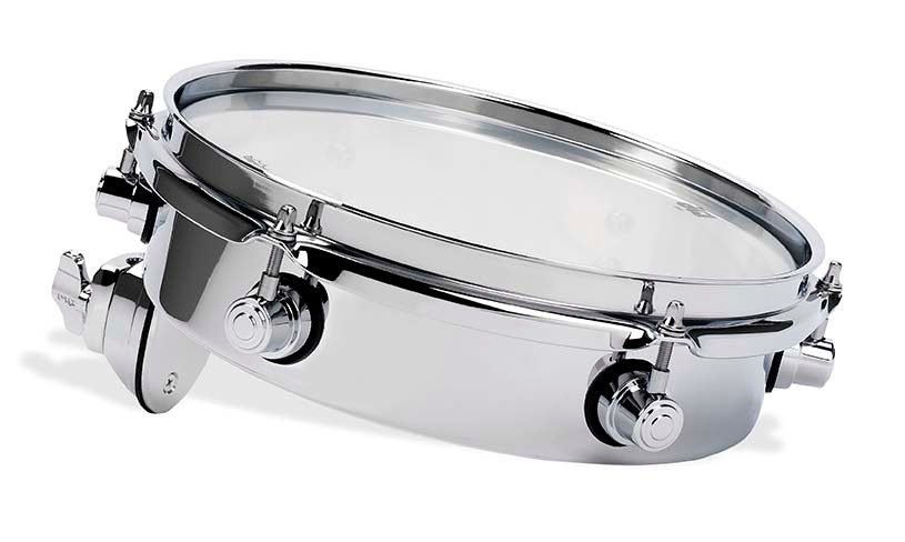 DW Design Series Piccolo Tom, 2.5x12, Chrome Over Steel w/Chrome Hardware (DDST2512TTCR)