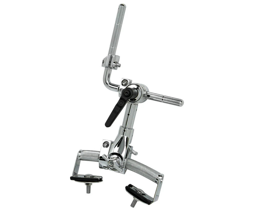 DW Bass Drum Mounted Retro Rail Mount, Satin Chrome (DWCP7771SC) | Musician Madness
