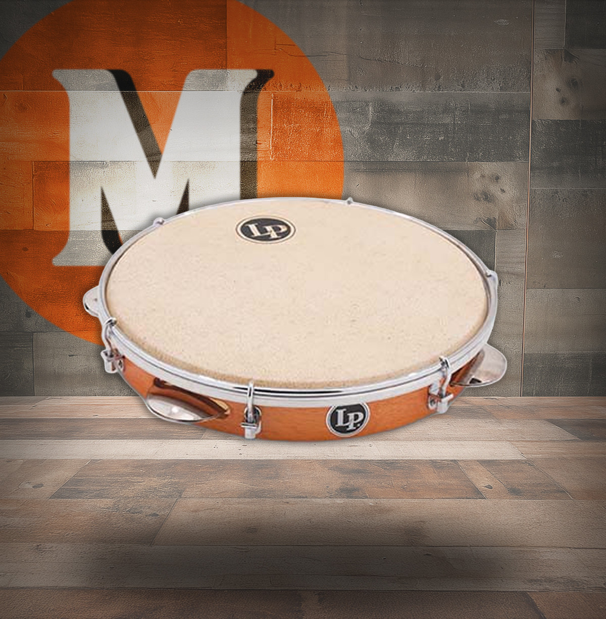 Latin Percussion LP 10" Wood Pandeiro Natural Head (LP3010N)