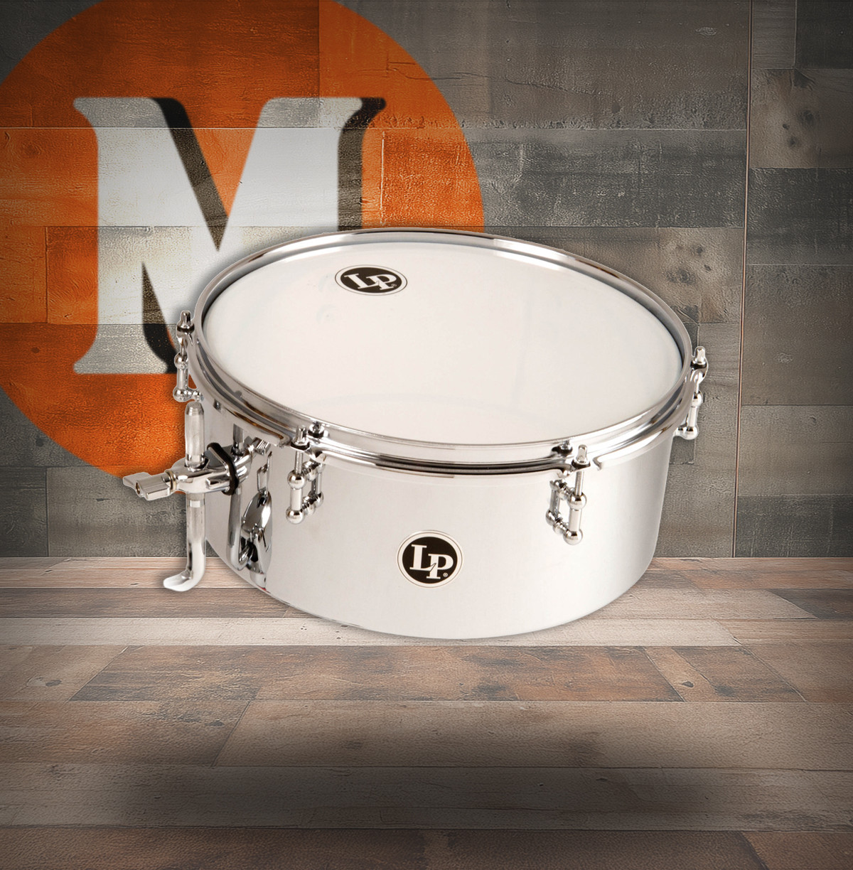 Latin Percussion LP 13" LP813-C Mountable Drum Set Timbale - Chrome (LP813-C) | Musician Madness