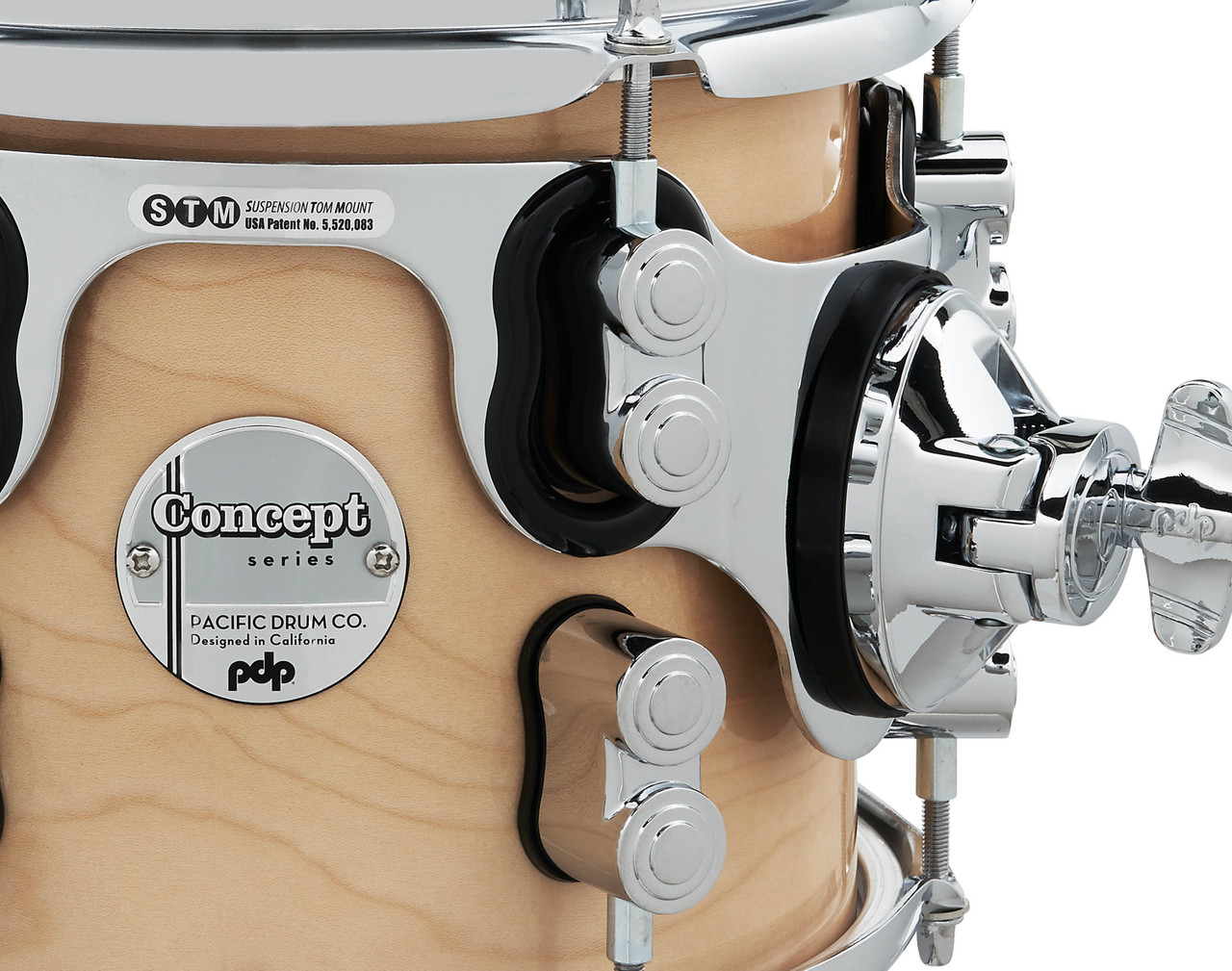 PDP Concept Series 7-Piece Maple Shell Pack - Natural Lacquer (PDCM2217NA) | Musician Madness