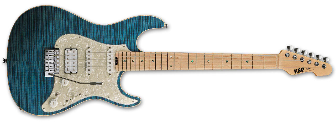 ESP SNAPPER Seymour Duncan TB-16搭載 ESP Snapper CTM - Marine Blue (ESNAPCTMMFMMARBL) | Musician Madness