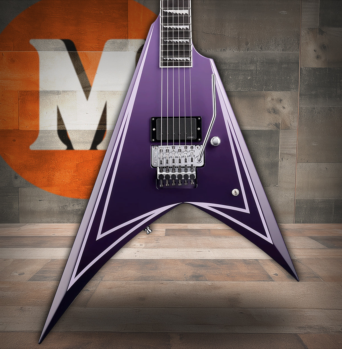 ESP Alexi Laiho Hexed - Purple Fade w/ Pinstripes (EALEXIHEXED
