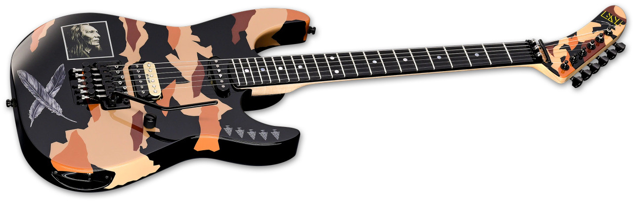 ESP George Lynch Desert Eagle - Black w/ Graphic (EGLDESERTEAGLE) | Musician Madness
