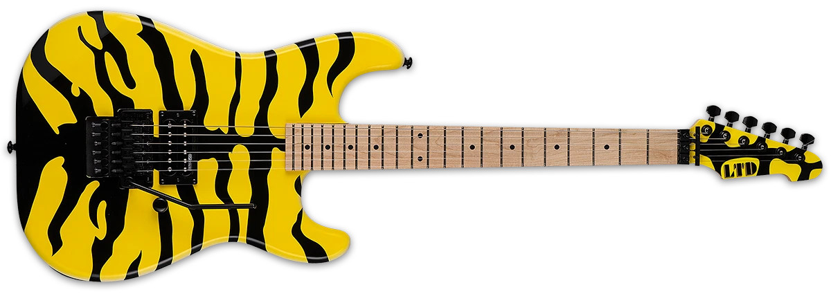 ESP LTD George Lynch GL-200MT Tiger - Yellow w/ Graphic (LGL200MT)