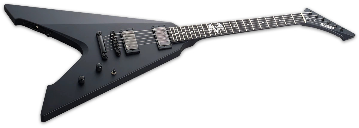 ESP James Hetfield  Vulture - Black Satin (EVULTUREBLKS)