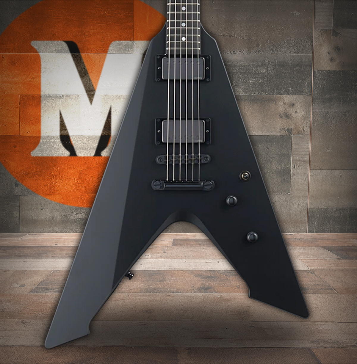 ESP James Hetfield  Vulture - Black Satin (EVULTUREBLKS)